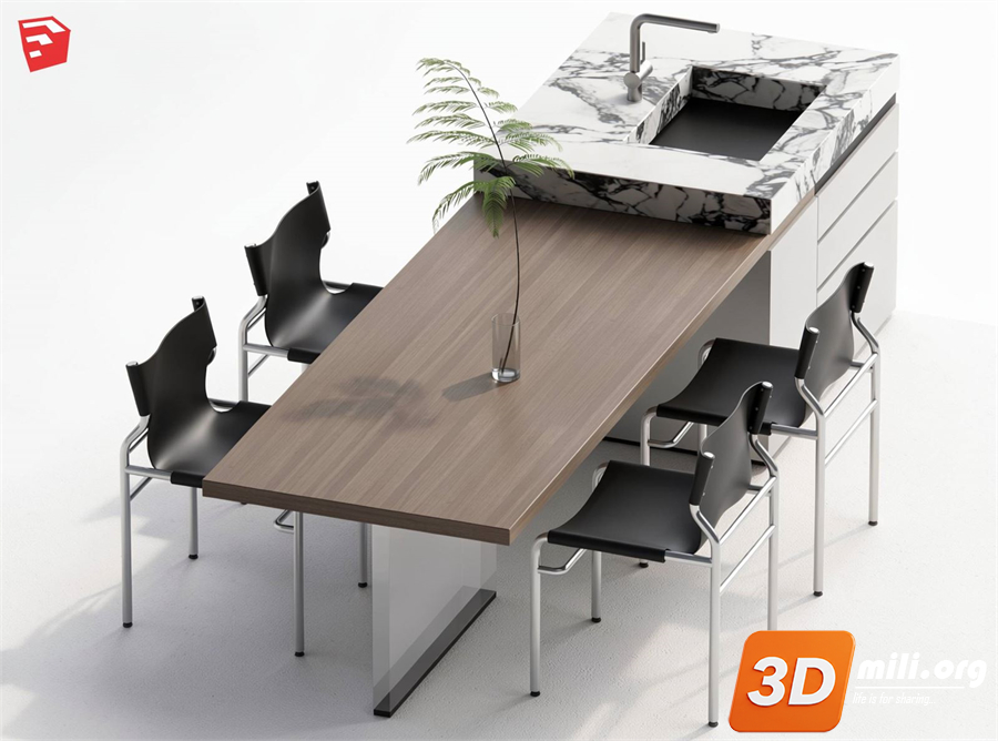 Kitchen island Skp Files